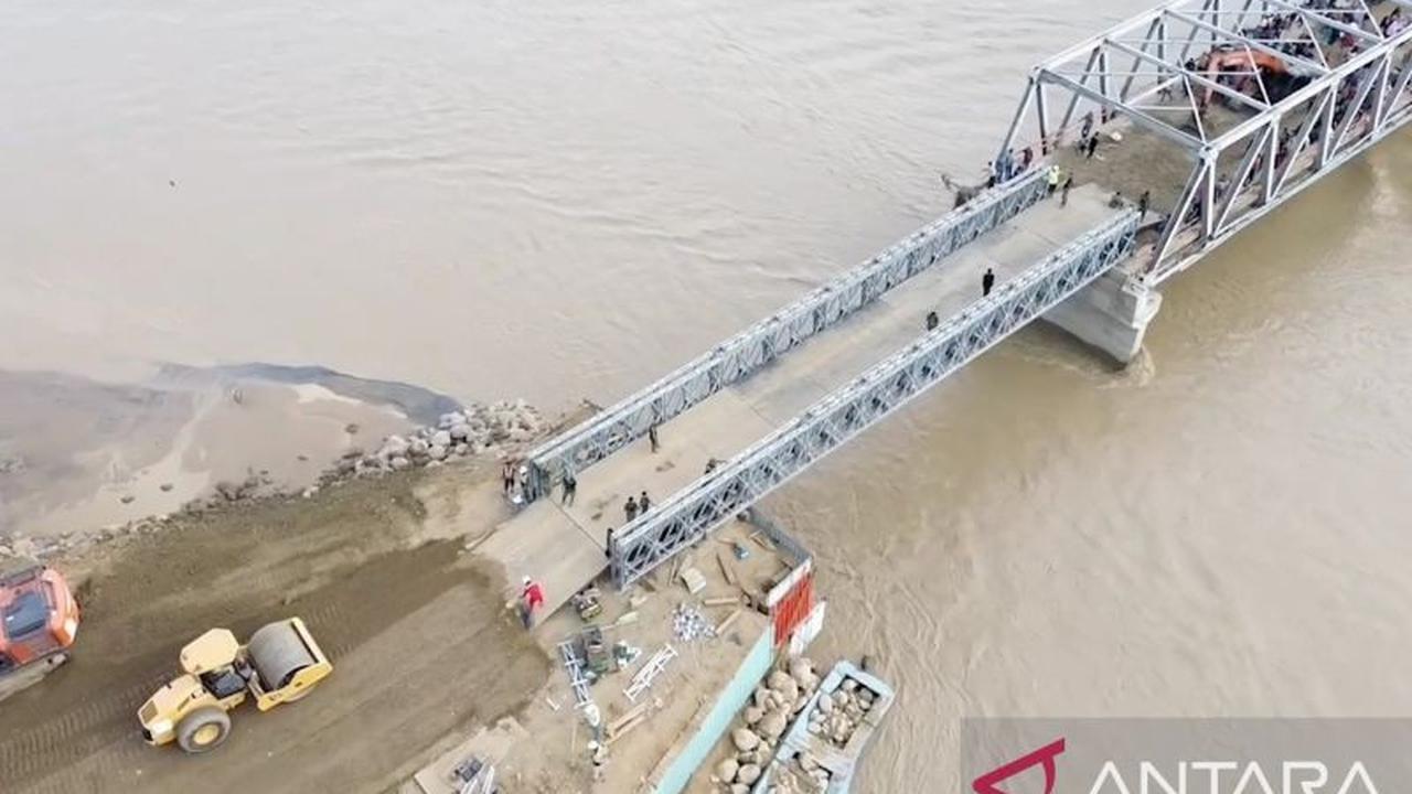 Pemerintah Rampungkan 10 Pembangunan Jembatan Bailey di Sumatra Pasca-Bencana