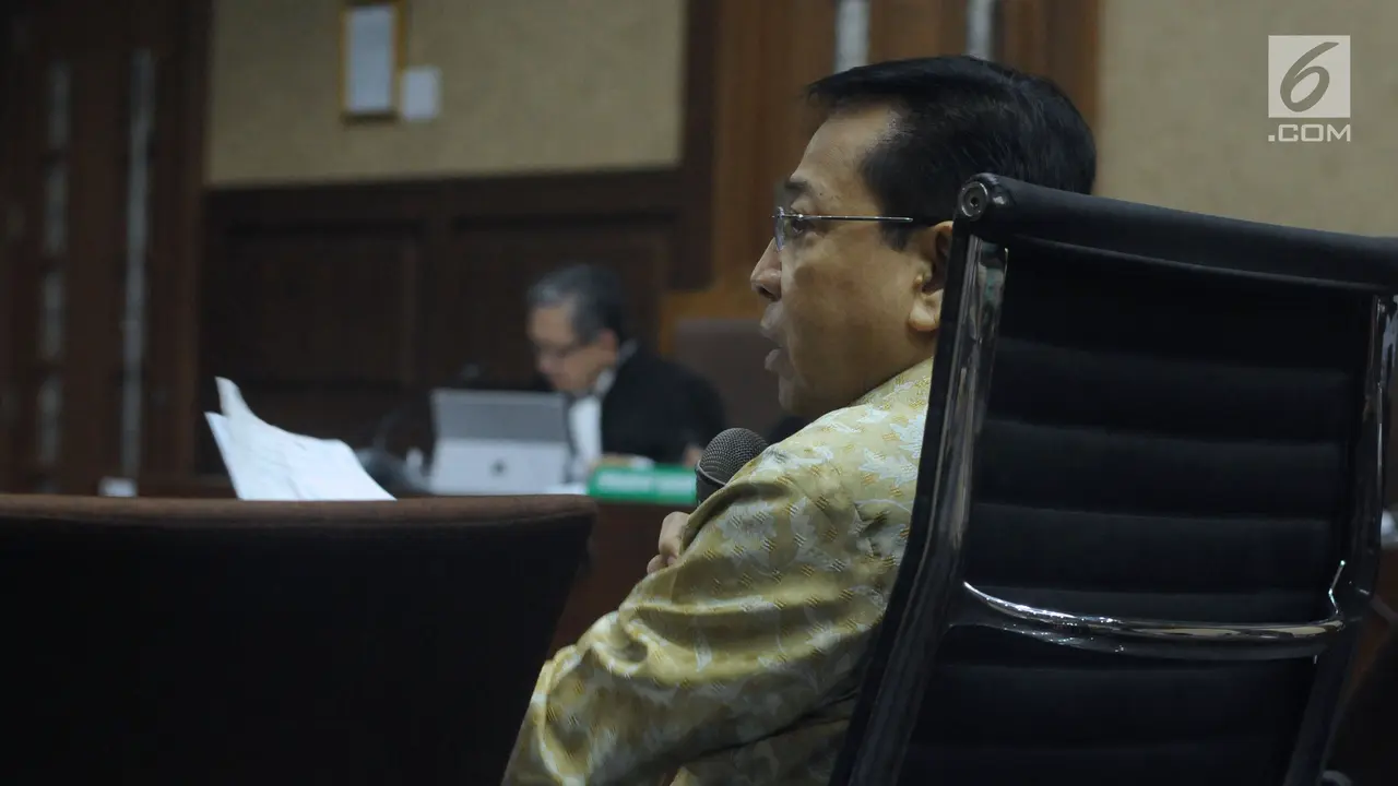 Setya Novanto Bersaksi di Sidang E-KTP