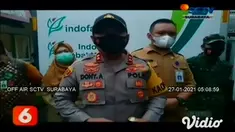 Sebanyak 3.120 vaksin Covid-19, sudah tiba di Dinas Kesehatan Kabupaten Mojokerto, dengan pengawalan ketat polisi pada Senin sore (25/1). Tahap selanjutnya, vaksin Sinovac akan didistribusikan ke sejumlah fasilitas kesehatan.