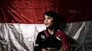 Atlet Bulutangkis Indonesia, Hana Ramadini salah satu harapan Indonesia pada SEA Games 2017 saat berlatih di Cipayung, Jakarta Timur, Senin (14/8/2017). Ramadini bermain pada nomor Tunggal Putri. (Bola.com/Nicklas Hanoatubun)