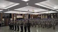 Wakapolri Komjen Agus Andrianto memimpin Upacara Purna Tugas Kontingen Gharba Satgas FPU 4 Minusca di Gedung Rupatama Mabes Polri, Jakarta Selatan (Istimewa)