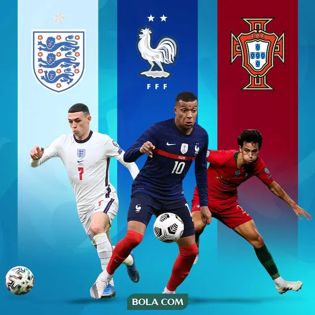 Piala Eropa - Phil Foden, Mbappe, Joao Felix