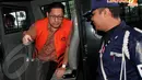 Mantan Ketua Umum Partai Demokrat Anas Urbaningrum kembali diperiksa Komisi Pemberantasan Korupsi (KPK) (Liputan6.com/Faisal R. Syam)