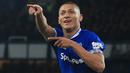 5. Richarlison (Everton) - 8 Gol. (AFP/Lindsey Parnaby)