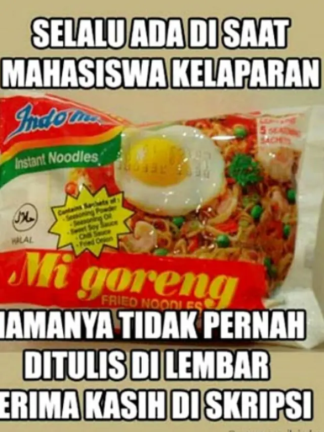 Gue Banget, 7 Meme yang Identik dengan Pecinta Mi