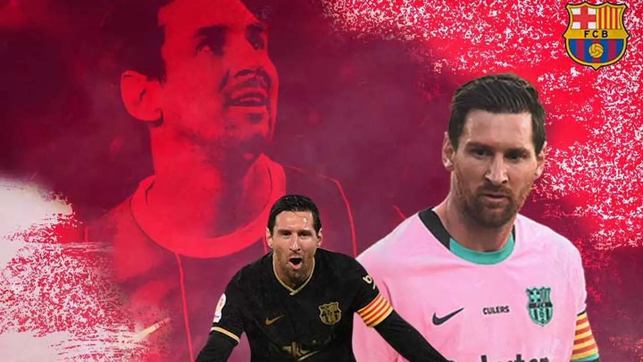 Barcelona - Ilustrasi Lionel Messi