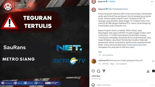 Program Saurans Berhenti Tayang Usai Ditegur KPI karena Hadirkan Rayyanza -  ShowBiz Liputan6.com