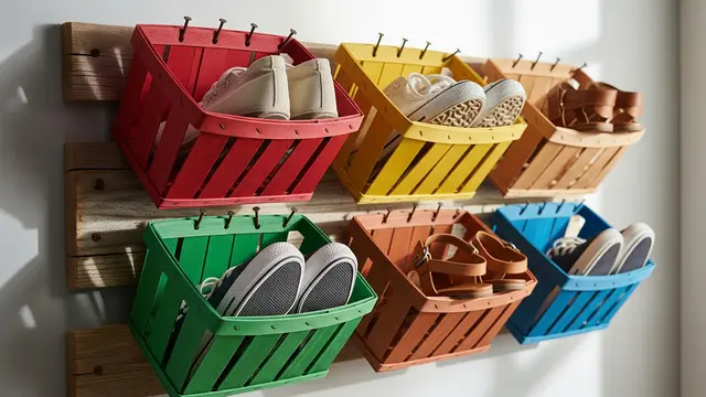 9 Cara Membuat Rak Sepatu dari Barang Bekas yang Estetik dan Kuat, Kreatif Hemat
