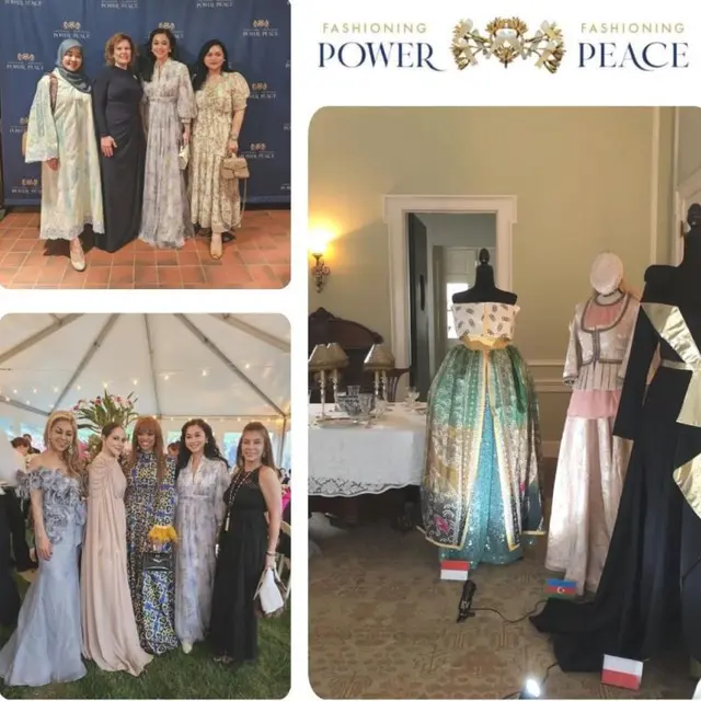 Batik Coreta Louise Tampil di Gala di Woodrow Wilson House Exhibition Washington DC, Amerika Serikat.