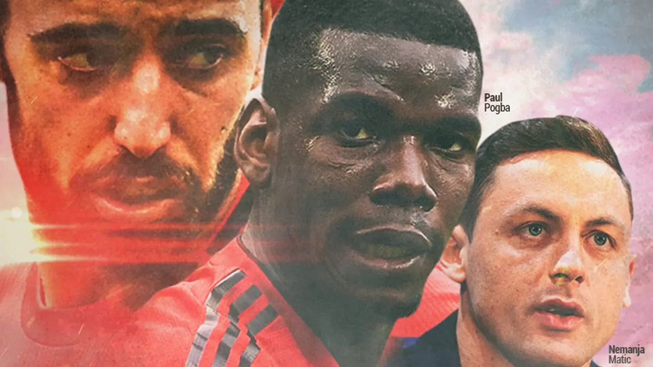 Manchester United - Bruno Fernandes, Paul Pogba, Nemanja Matic