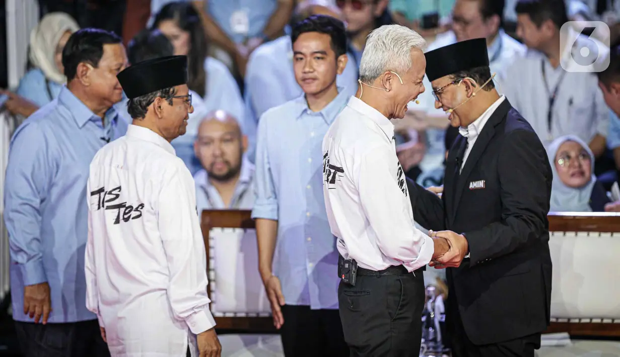 Kali ini adalah debat calon presiden. (Liputan6.com/Faizal Fanani)