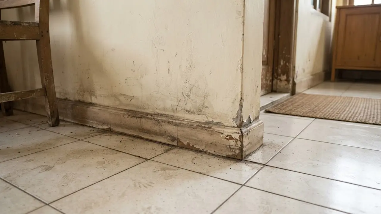 Dinding Dekat Lantai Sering Terlihat Lebih Kotor