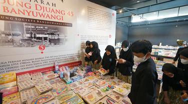 Bajar Buku di acara  Banyuwangi Book Fair 2022 diserbu pengunjung (Istimewa)
