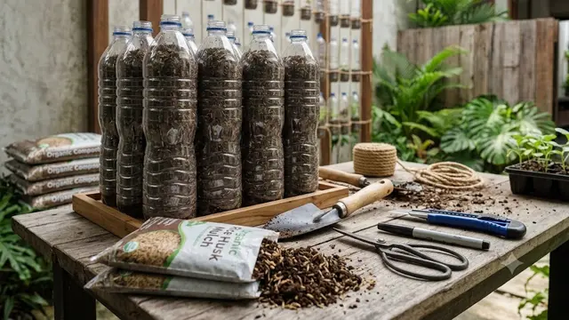 Cara Membuat Kebun Botol Bekas Bertingkat yang Hemat Tempat