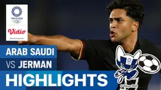 Berita video highlights sepak bola putra Olimpiade Tokyo 2020, Jerman menang tipis 3-2 atas Arab Saudi, Minggu (25/7/21).