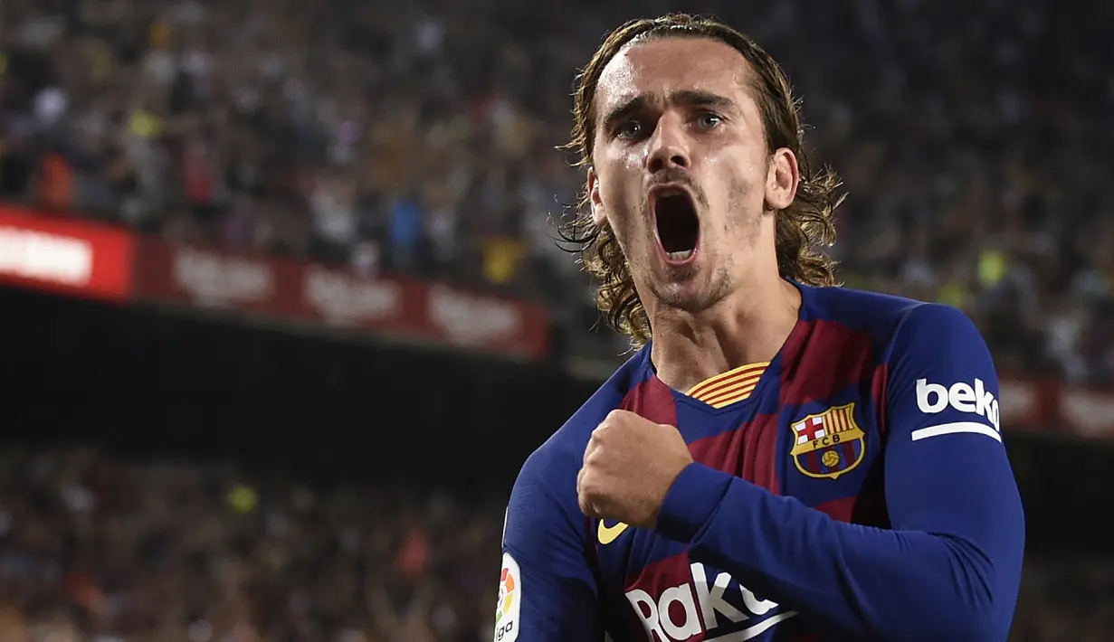 3. Antoine Griezmann - Barcelona melabuhkan Griezmann dari Atletico Madrid dengan harga 120 juta euro. (AFP/osep Lago)
