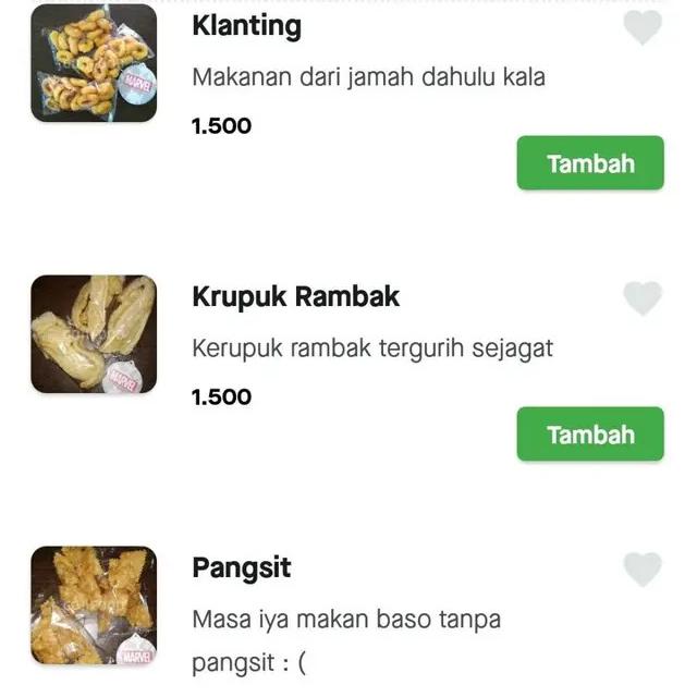 6 Deskripsi Makanan Gorengan di Ojek Online Ini Bikin Pelanggan Senyum Tipis