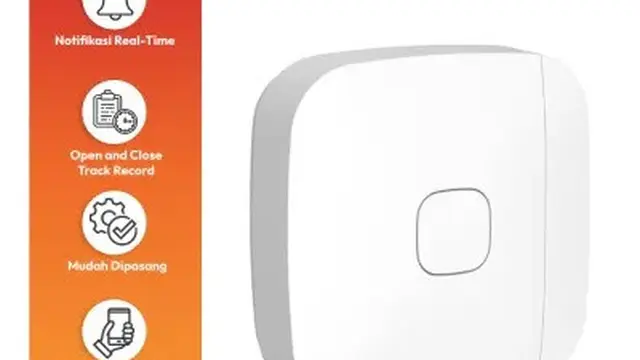 Krisbow Sync Sensor Jendela atau Pintu Wifi Putih