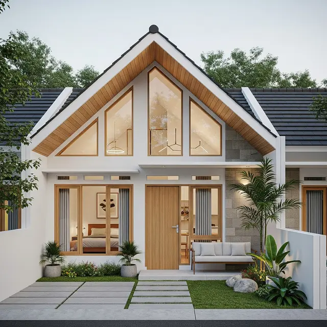 9 Model Rumah 1 Lantai dengan Plafon Tinggi Biar Adem, Sejuk di Iklim Tropis
