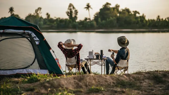 Ilustrasi bersantai di akhir pekan