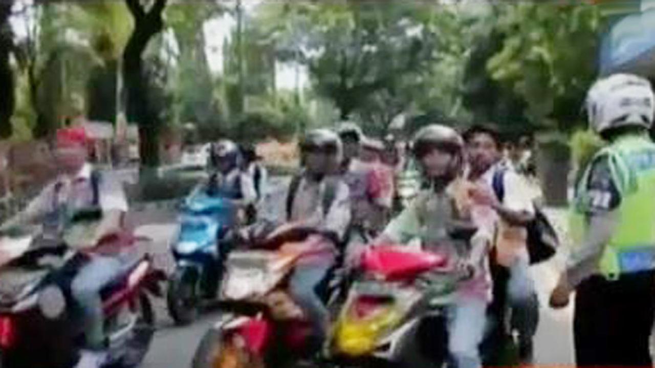 VIDEO: Aktivitas Siswa SMA Saat Ujian Nasional Berakhir