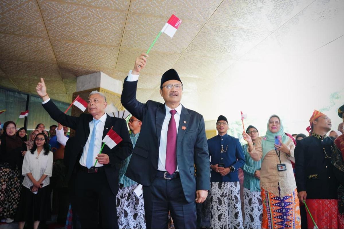 Kementerian Sosial menggelar tasyakuran HUT ke-80 RI