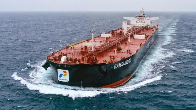 Kapal MT Gamsunoro milik PT Pertamina International Shipping (PIS)