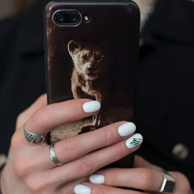 Milky White Nails