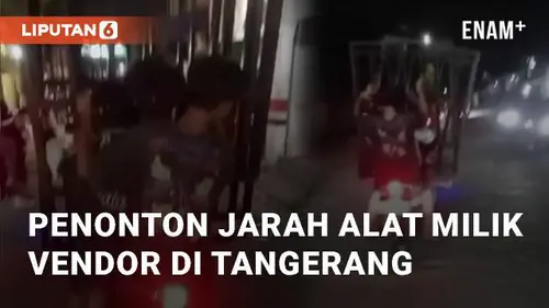 VIDEO: Detik-detik Aksi Penonton Jarah Alat Milik Vendor di Konser Lentera Tangerang