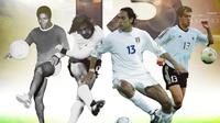 Ilustrasi - Gerd Muller, Eusebio, Alessandro Nesta, Michael Ballack (Bola.com/Adreanus Titus)