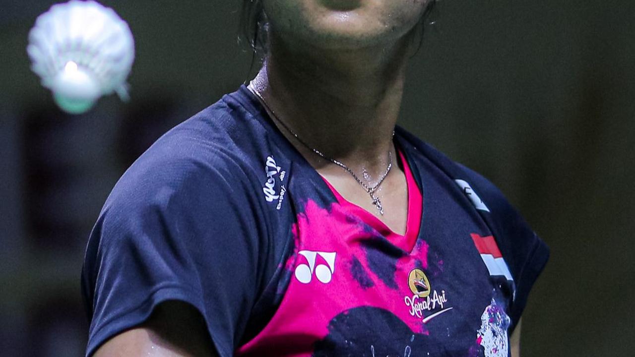 Ester menyerah dari Wang Zhi Yi dalam dua set langsung dengan skor 13-21 dan 13-21.&nbsp;Bola.com/Bagaskara Lazuardi