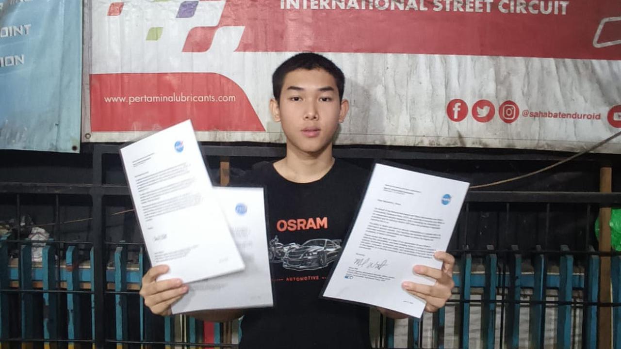 Sepak Terjang Alexsandro Alvino, Remaja 16 Tahun Asal Pekanbaru Dapat 3 Penghargaan Sekaligus dari NASA
