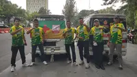 Sambernyawa Rescue Tim, Petugas Medis Darurat di Tribun Stadion (Dewi Divianta/Liputan6.com)