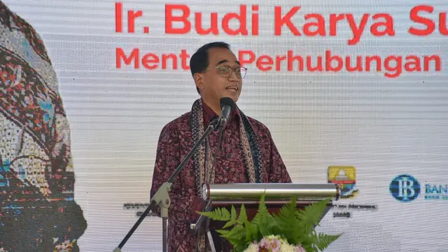 Menteri Perhubungan Budi Karya Sumadi selaku Campaign Manager Gernas BBI Bulan Januari 2022.