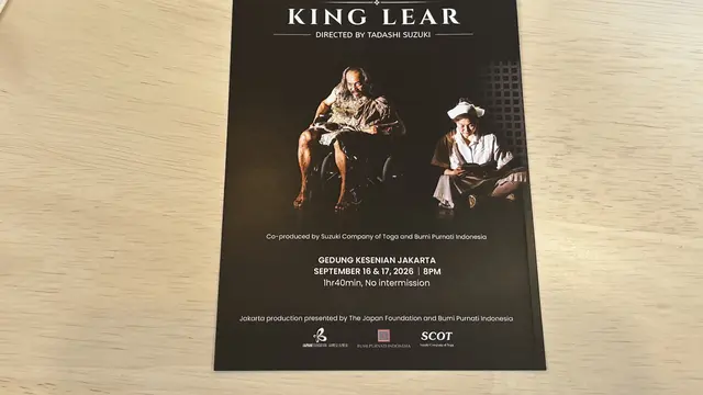Poster Teater King Lear (Dok: Liputan6/Nasywa Fakhirah)