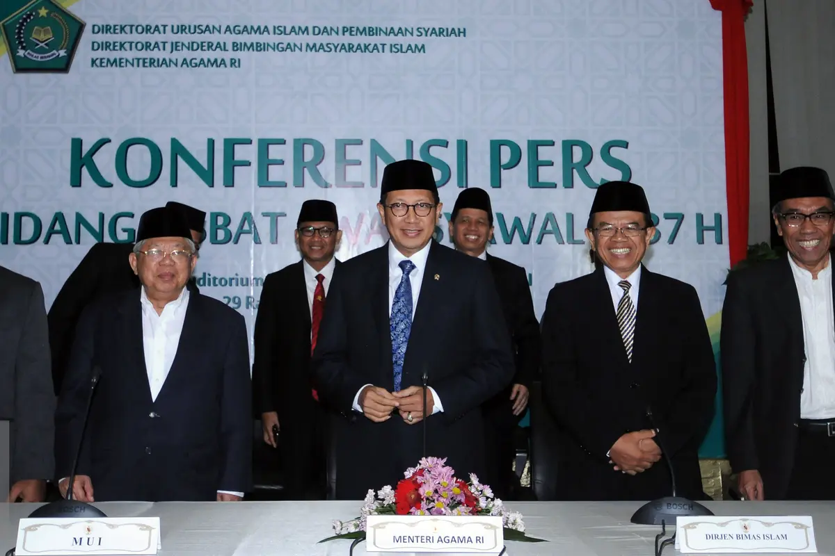 20160704-Hasil Sidang Isbat, 1 Syawal 1437 H Jatuh pada Rabu 6 Juli 2016