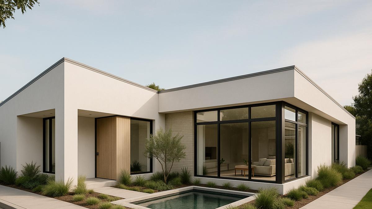 8 Desain Rumah 1 Lantai Minimalis Modern Elegan yang Populer di 2025