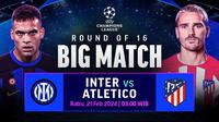 Link Siaran Langsung Liga Champions: Inter Vs Atletico Madrid di Vidio Dini Hari Nanti. (Sumber: dok. vidio.com)