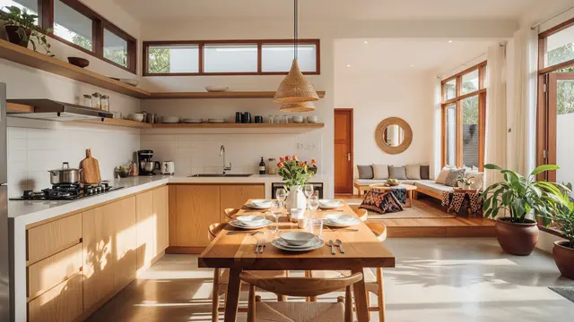 Desain Rumah Mungil dengan Konsep Ruang Mengalir agar Terasa Luas