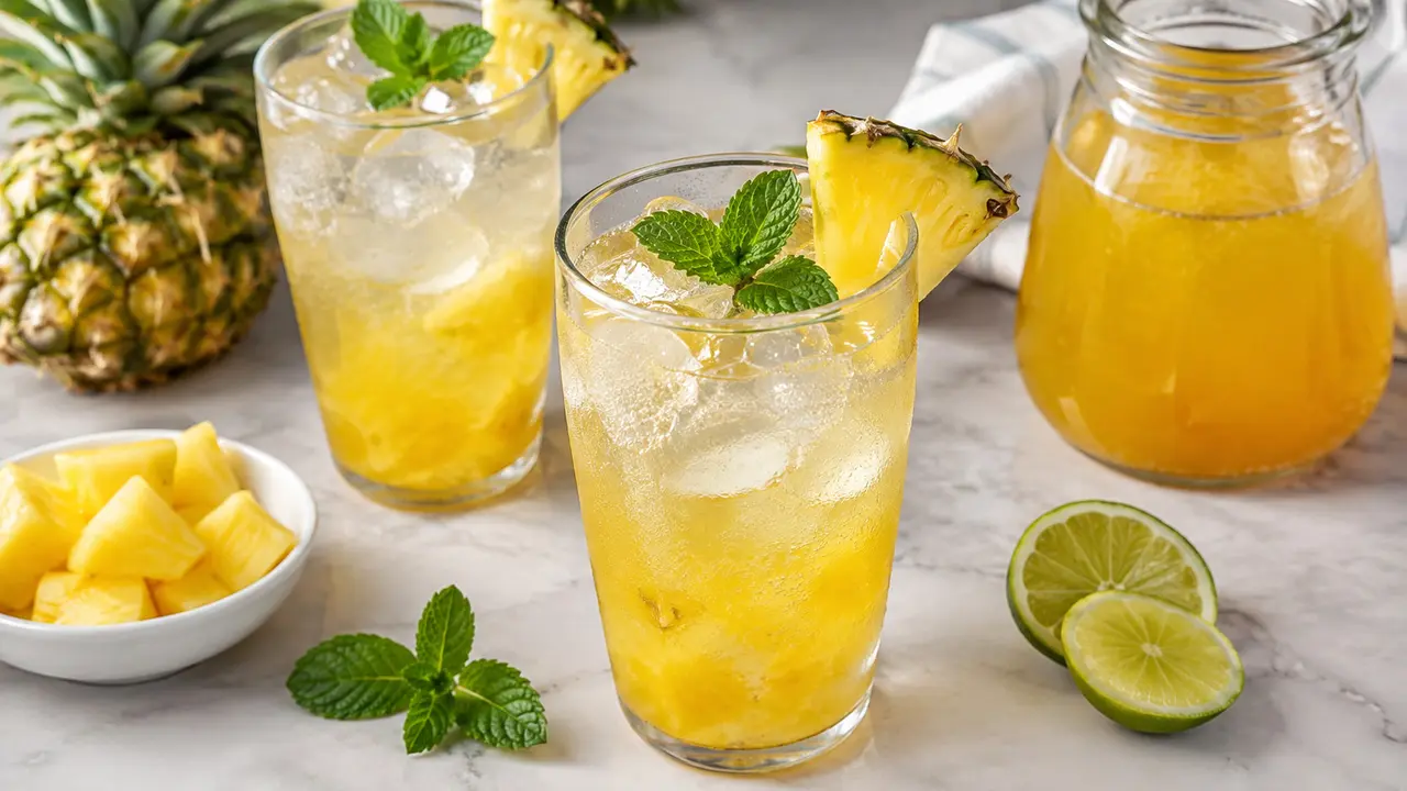 Resep Es Soda Nanas