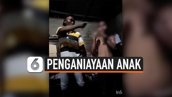 VIDEO: Tak Terima Ditinggal Istri, Pria ini Rekam Video Aniaya Anaknya Sendiri