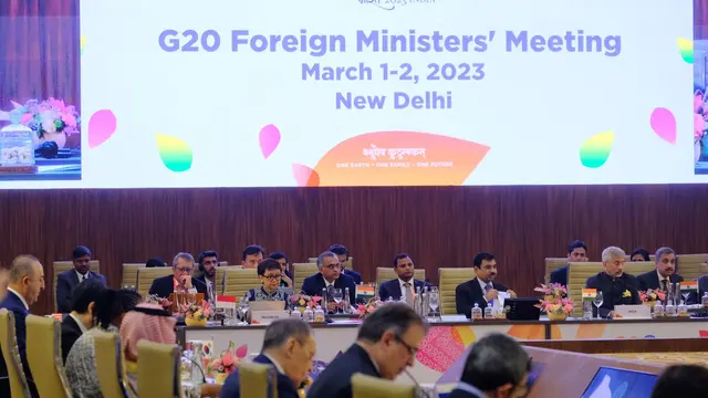 Menlu Retno Marsudi menghadiri pertemuan Menteri Luar Negeri G20 atau Foreign Ministers Meetin (FMM) di New Delhi, India. (Dok: Kementerian Luar Negeri RI)