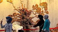 Mural yang terinspirasi serial "The Last Of Us"