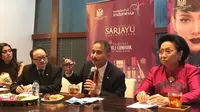 Pariwisata Indonesia dengan segala potensinya perlu terus dipasarkan salah satunya dengan logo yang tercetak di produk makeup Sariayu.