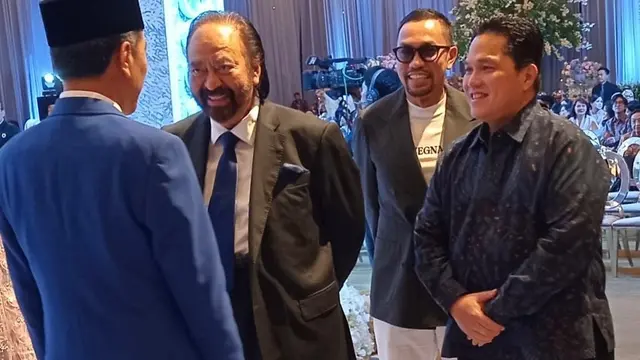 Potret Pernikahan Putri Kelima Ketua MPR dengan Anak Pemimpin LPS,  Presiden dan Wapres Jadi Saksinya