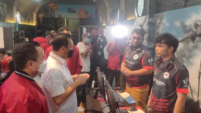 Pelatnas esports tahap 2 kontingen Indonesia.