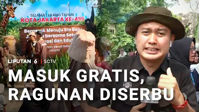 Masuk Gratis, Ragunan Diserbu