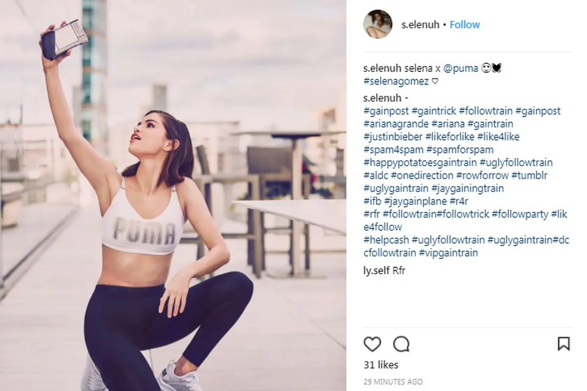 Selena Gomez Pamer Abs dalam Kampanye Sepatu Olahraga