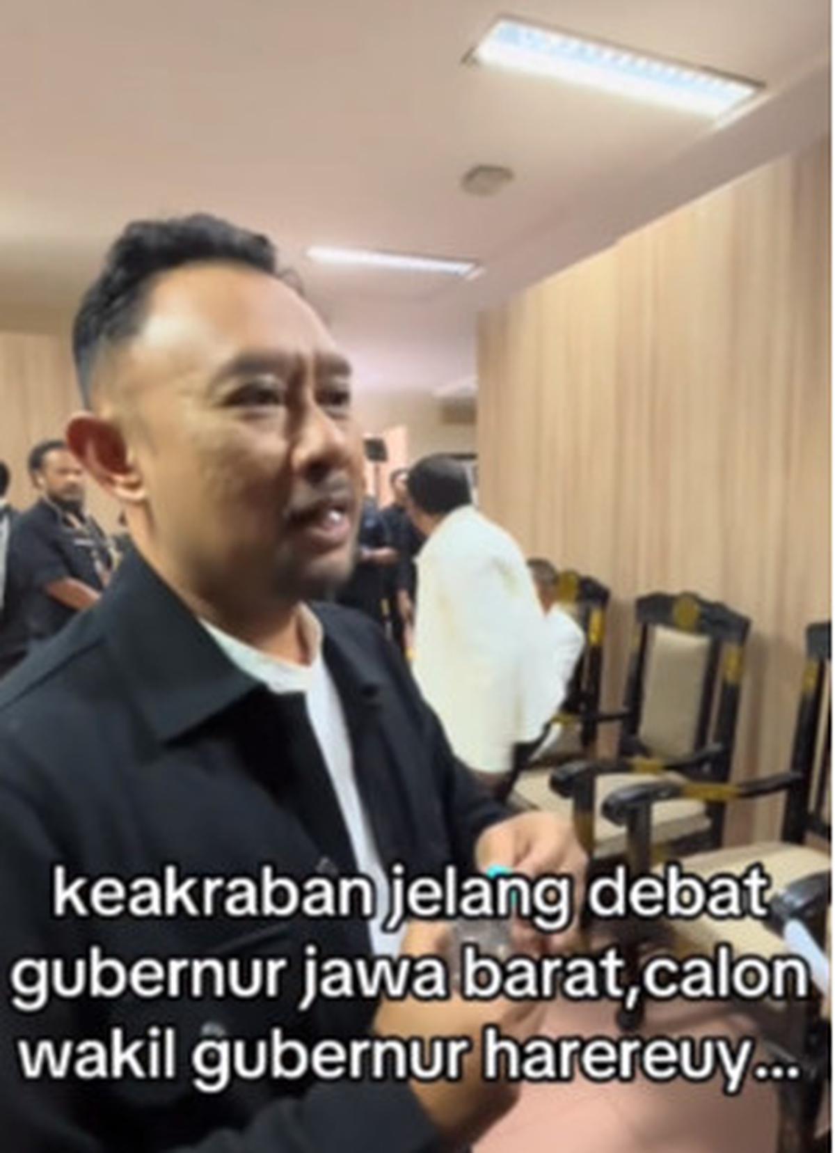 Momen Cawagub Ronald Surapradja Dikasih Obat Rahasia Sebelum Debat