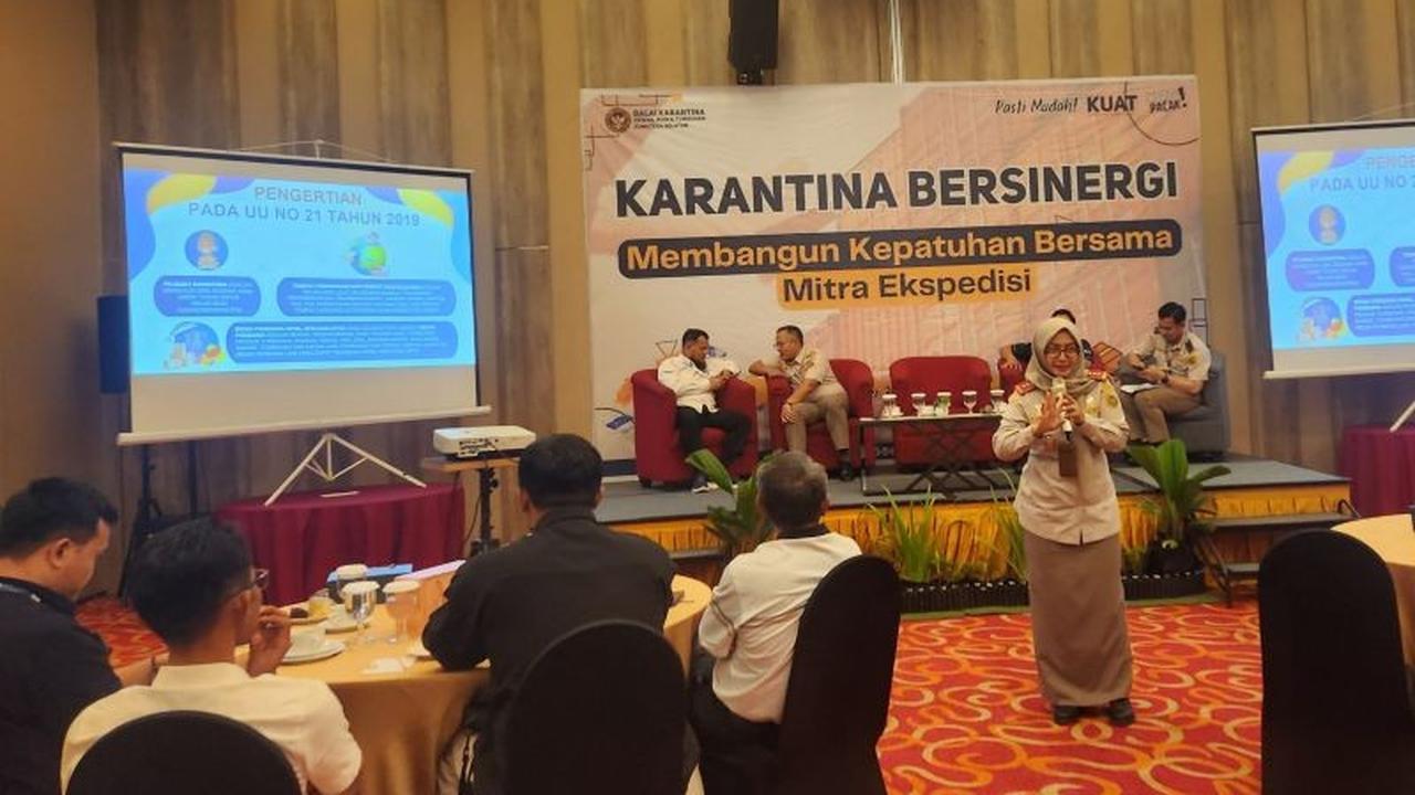 BKHIT Sumsel Gandeng 43 Jasa Ekspedisi, Perkuat Pencegahan Hama Penyakit Hewan dan Tumbuhan